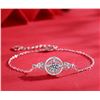 Image 1 : 925S 1 CT GRA CERTIFIED LUCKY COIN STYLE BRACELET