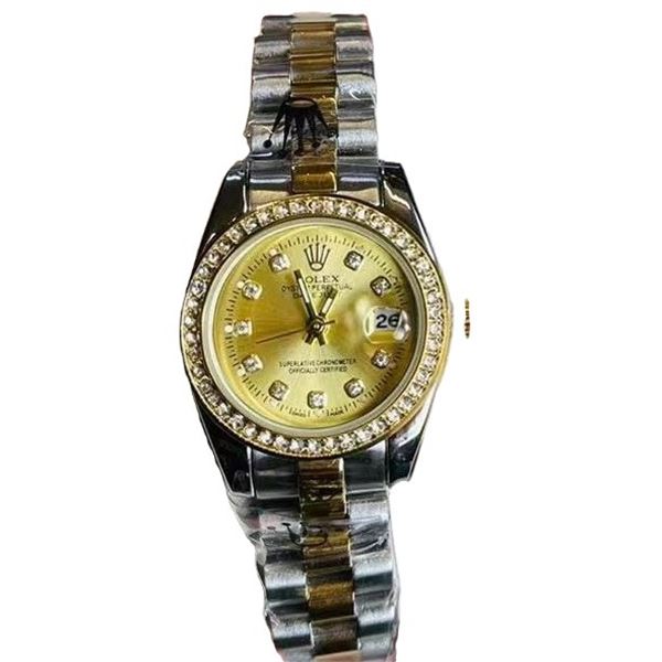 NEW REPLICA ROLEX "DATE-JUST" WOMEN'S QUARTZ WATCH