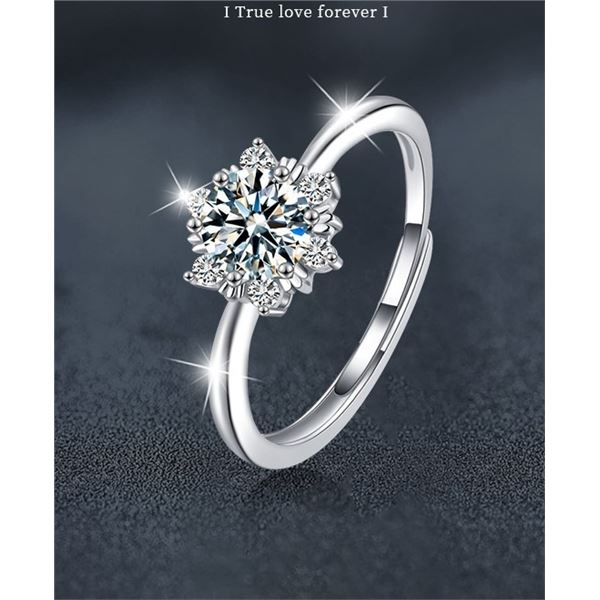 GRA CERTIFIED ROUND BRILLIANT MOISSANITE 925S