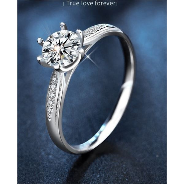 1 CT GRA CERTIFIED ROUND BRILLIANT MOISSANITE
