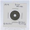 Image 1 : 1914 EAST AFRICA COIN (GERMAN) 5 HELLER