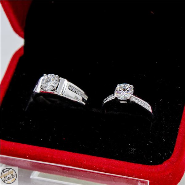 #4778-CUSTOM RING SET WITH 1.00 CT GRA