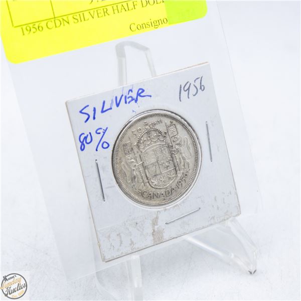 1956 CDN SILVER HALF DOLLAR