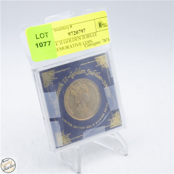2002 Q E II GOLDEN JUBILEE COMMEMORATIVE COIN