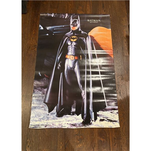 1992 BATMAN RETURNS 60" MOVIE POSTER