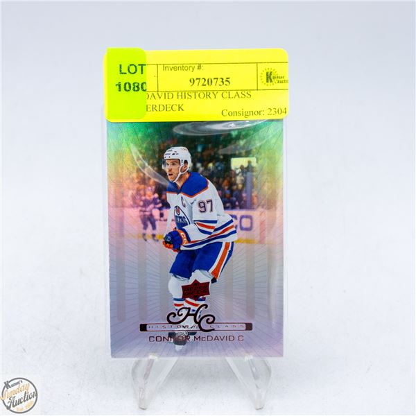 MCDAVID HISTORY CLASS UPPERDECK