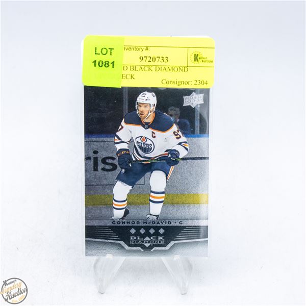 MCDAVID BLACK DIAMOND UPPERDECK