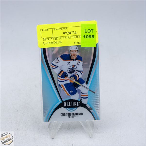 MCDAVID ALLURE HOCKEY UPPERDECK