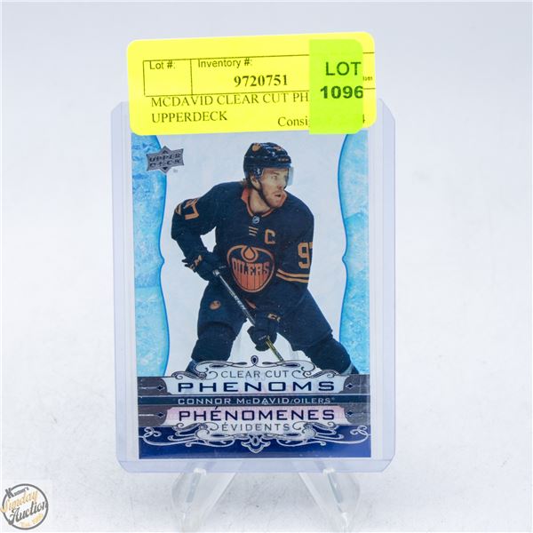 MCDAVID CLEAR CUT PHENOMS UPPERDECK