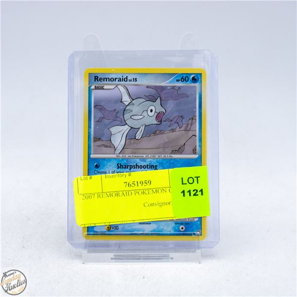 2007 REMORAID POKEMON CARD