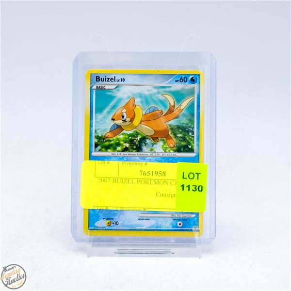 2007 BUIZEL POKEMON CARD