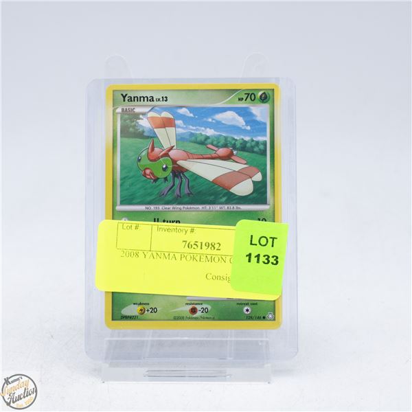 2008 YANMA POKEMON CARD