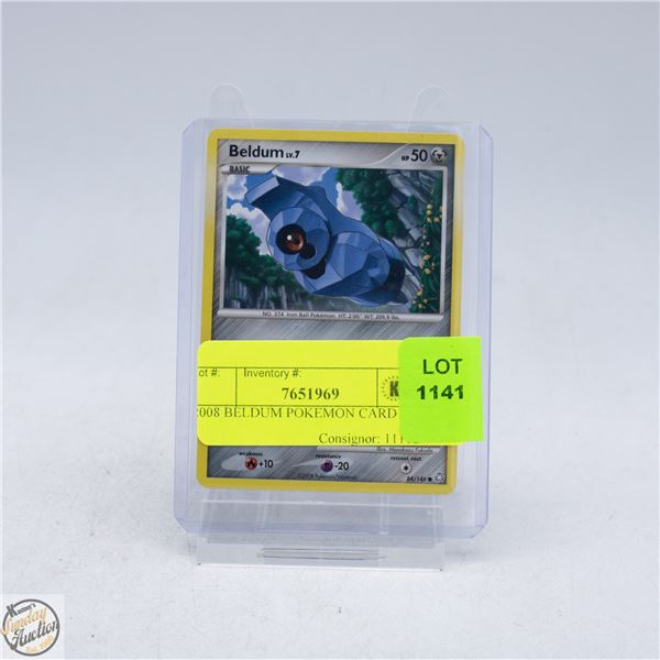 2008 BELDUM POKEMON CARD