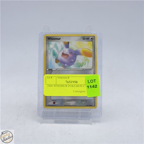 2006 WHISMUR POKEMON CARD