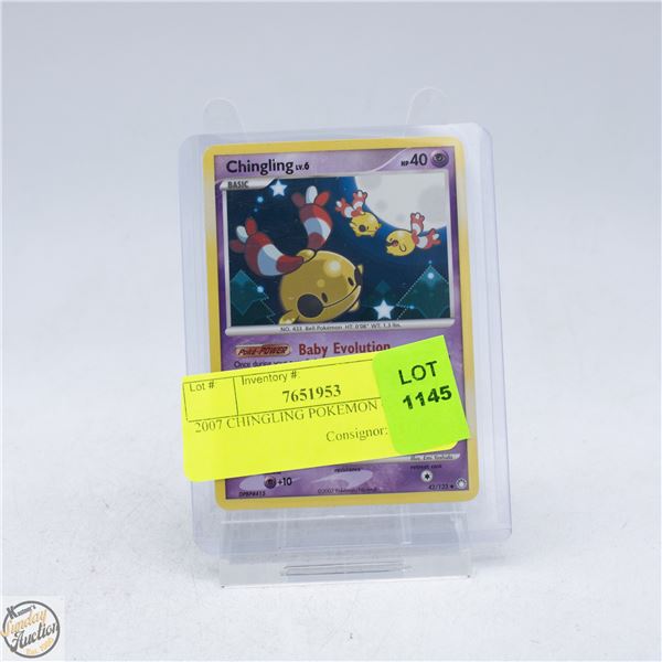 2007 CHINGLING POKEMON CARD