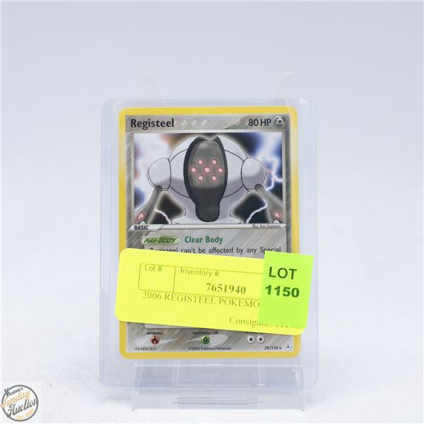 2006 REGISTEEL POKEMON CARD