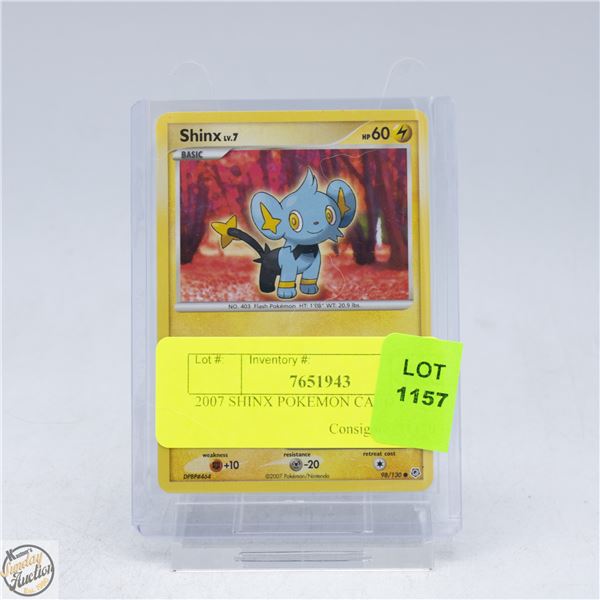 2007 SHINX POKEMON CARD