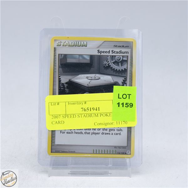 2007 SPEED STADIUM POKEMON CARD