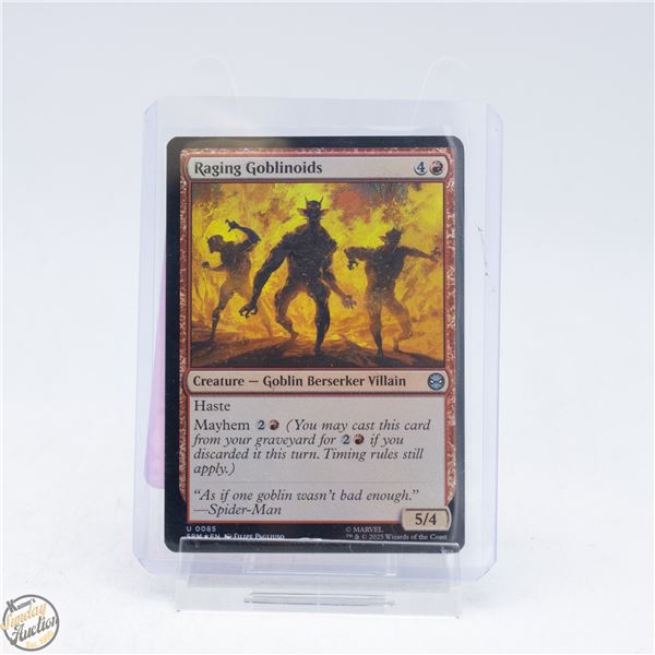 RAGING GOBLINOIDS FOIL MAGIC CARD