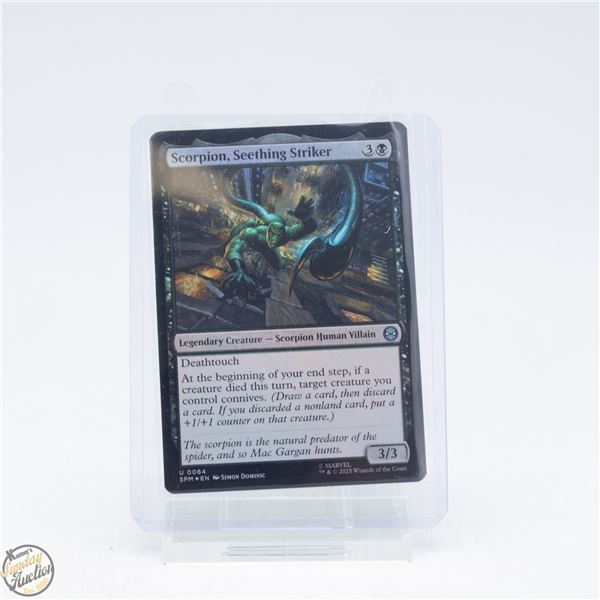 SCORPION SEETHING STRIKER FOIL MAGIC CARD