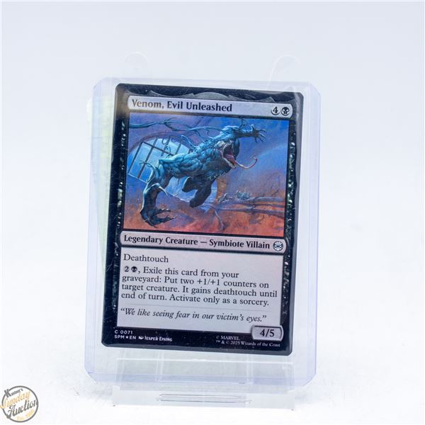VENOM EVIL UNLEASHED FOIL MAGIC CARD