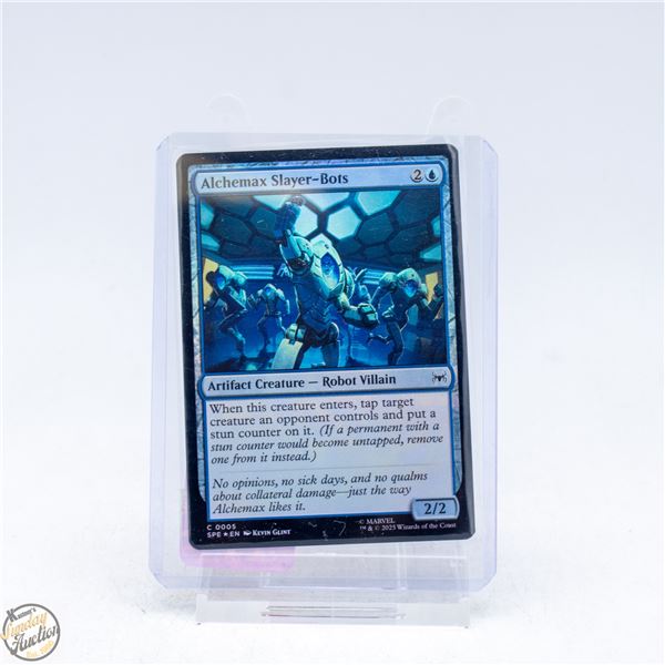 ALCHEMAX SLAYER-BOTS FOIL MAGIC CARD