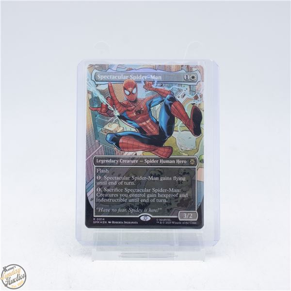 SPECTACULAR SPIDER-MAN FULL ART FOIL MAGIC CARD
