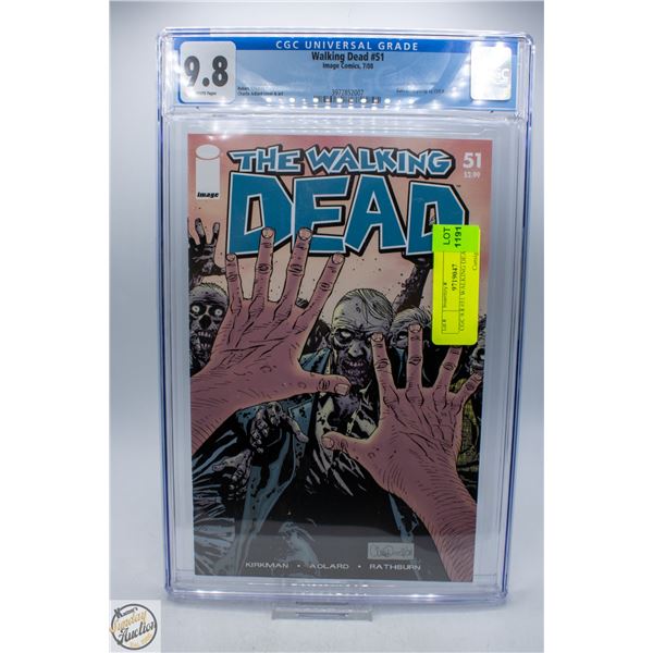 CGC 9.8 #51 WALKING DEAD