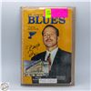 Image 1 : SIGNED 94-95 BLUES MEDIA GUIDE MIKE GRIER NO COA