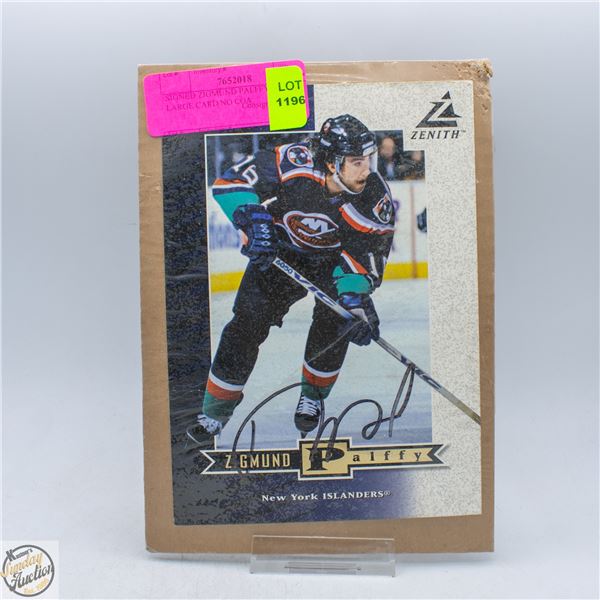 SIGNED ZIGMUND PALFFY ZENITH LARGE CARD NO COA