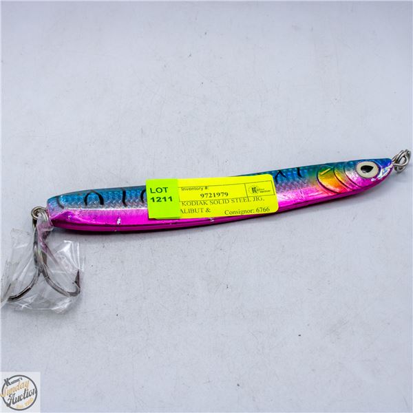 P-LINE KODIAK SOLID STEEL JIG, FOR HALIBUT &
