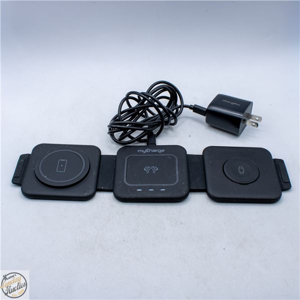 MY CHARGE 3 IN 1 WIRELESS CHARGING PAD, IPHONE,