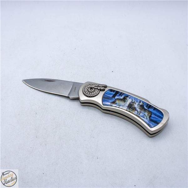 LOCKBACK COLLECTOR'S POCKET KNIFE, NATURE THEME
