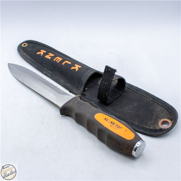 KLEIN TOOLS DUAL DUCT/INSULATION KNIFE W/ SHEATH