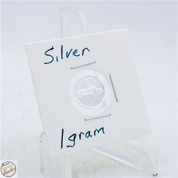 #4885-CANADA HARLEY 1 GRAM SILVER ROUND