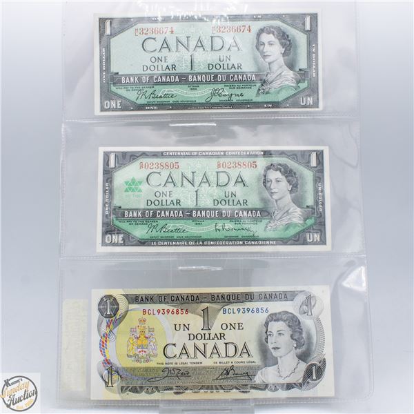 #4881-UNCIRCULATED 1954 $1 DOLLAR,