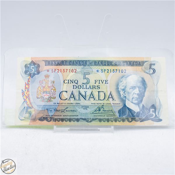 #4871-1972 $5.00 BILL REPLACEMENT NOTE