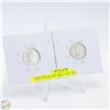 Image 2 : #4853-PAIR OF 1867-1967 SILVER LIMITED EDITION