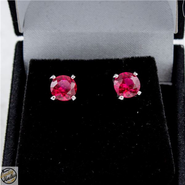#4831-2.00 CT ROUND BRILLIANT CUT RUBIES
