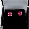 Image 1 : #4831-2.00 CT ROUND BRILLIANT CUT RUBIES