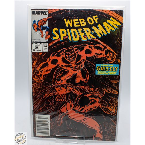 WEB OF SPIDER-MAN #58