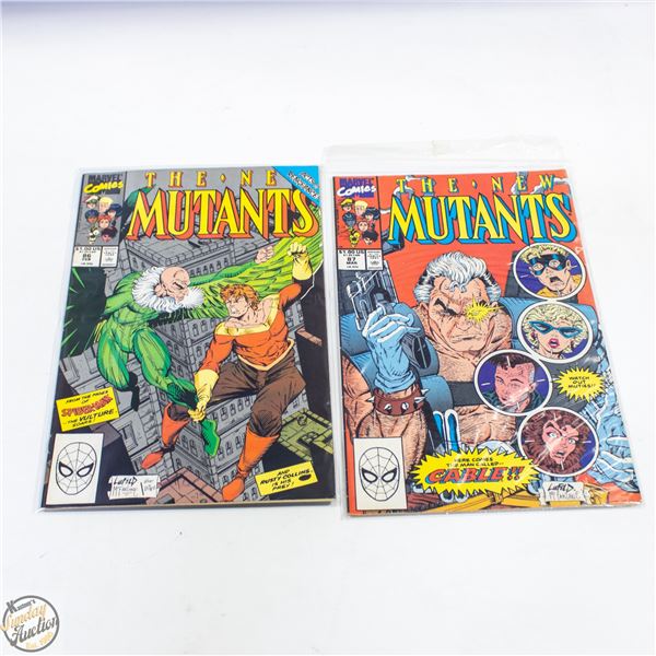 THE NEW MUTANTS #86 - #87 FIRST CAMEO AND APPEARAN