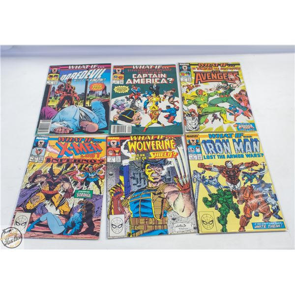 WHAT IF? MARVEL COMIC   #2,3,5,6,7,8