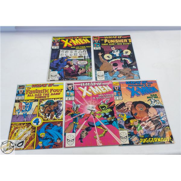 WHAT IF? MARVEL COMIC  #9,10,11,12,13