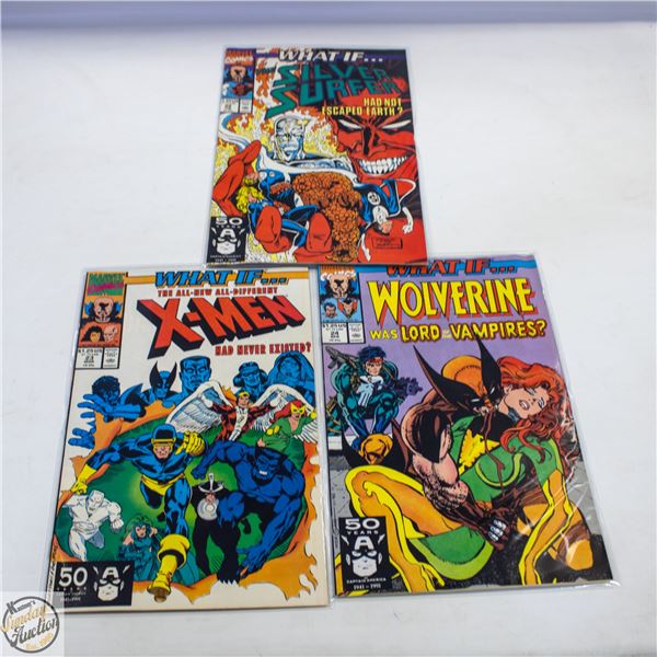 WHAT IF? MARVEL COMIC  #22,23,24