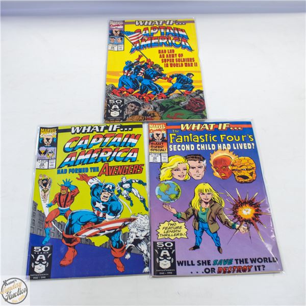 WHAT IF? MARVEL COMIC  #28,29,30