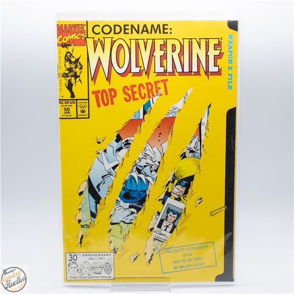 WOLVERINE #50 TOP SECRET