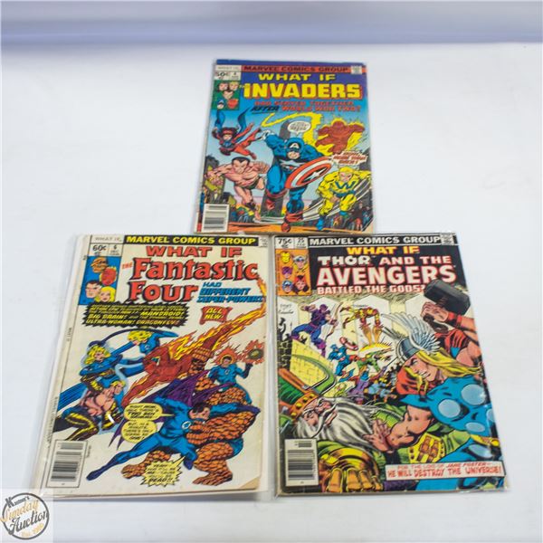 WHAT IF? MARVEL COMIC #4,6,25