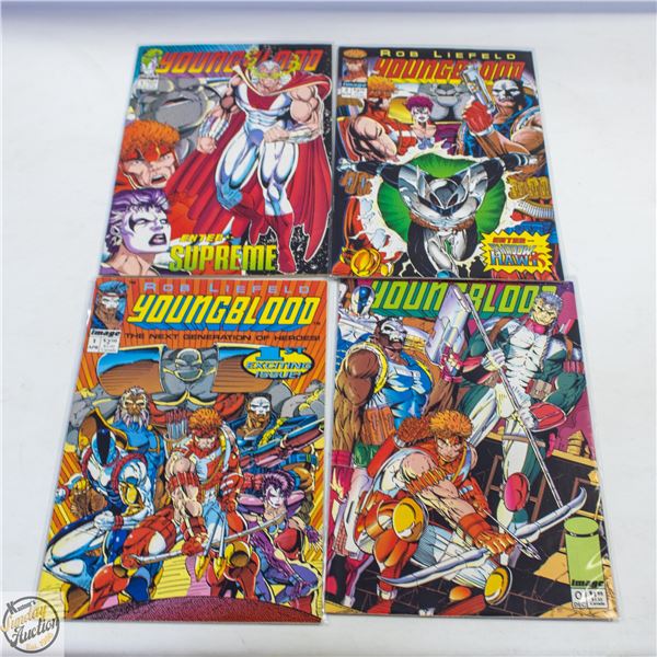 YOUNGBLOOD COMIC #0,1,2,3
