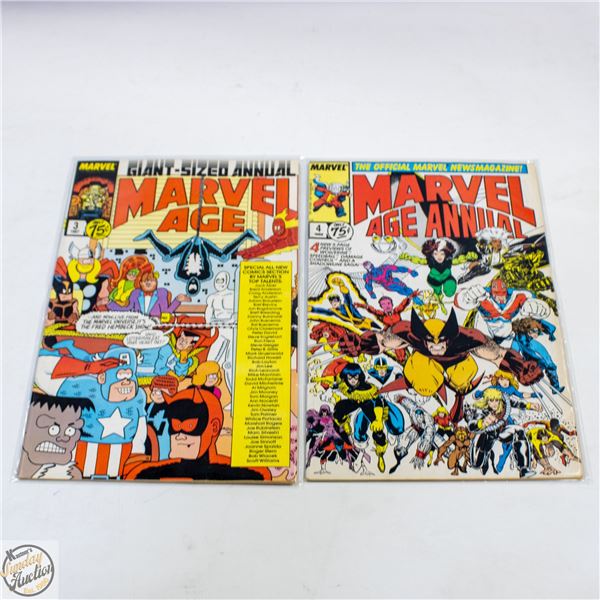 MARVEL AGE ANNUAL #3,4